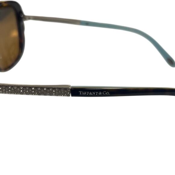 Tiffany & Co TF4163 Cat Eye Sunglasses Tortoise Blue Italy main image 4